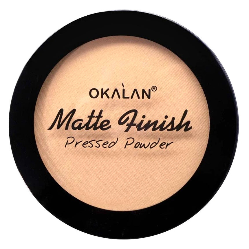 Polvos Compactos Okalan Matte Finish Pressed Powder