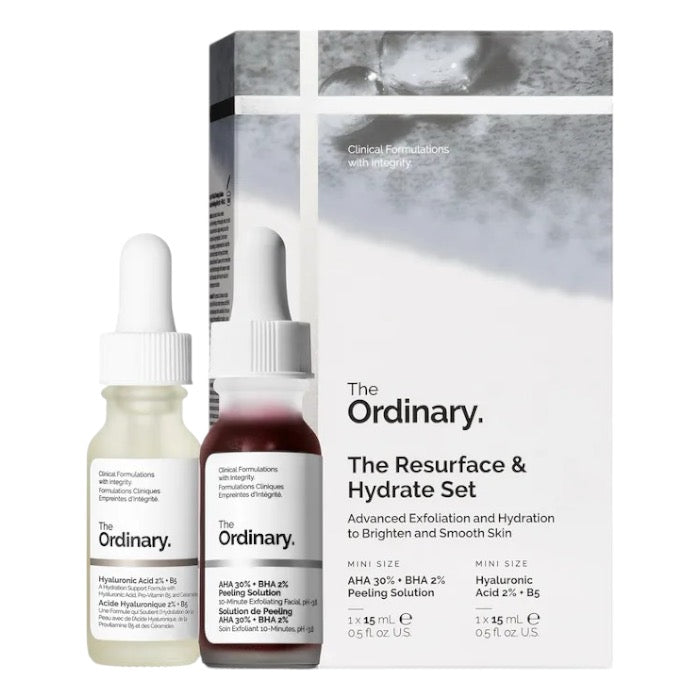 Kit de Skincare The Ordinary The Resurface & Hydrate Set