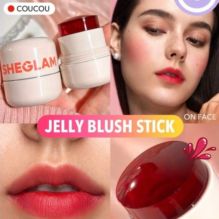 Rubor en Gel She Glam Jelly Blush Stick