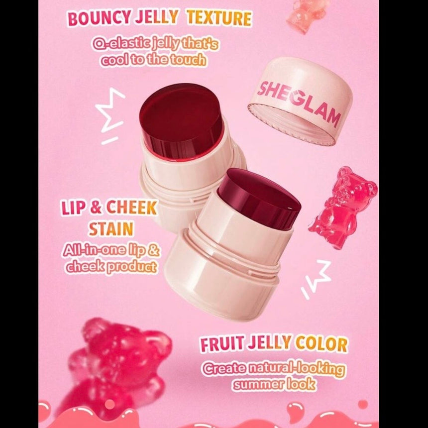 Rubor en Gel She Glam Jelly Blush Stick