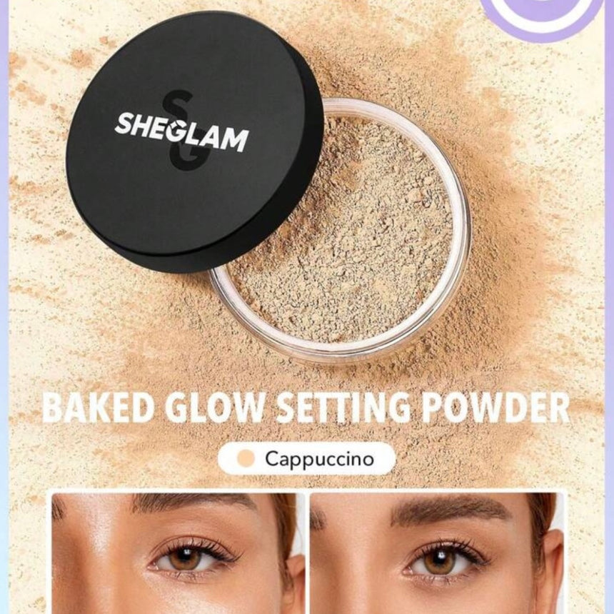 Polvos Sueltos She Glam Baked Glow Setting Powder