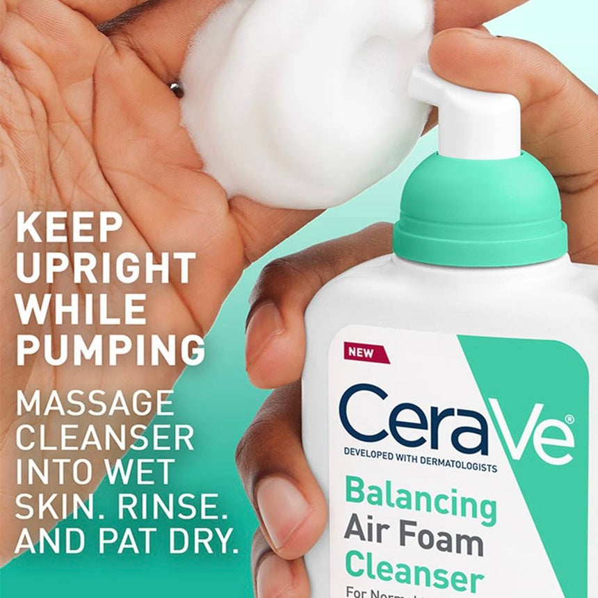 Limpiador Facial Cerave Balancing Air Foam Facial Cleanser 237ml
