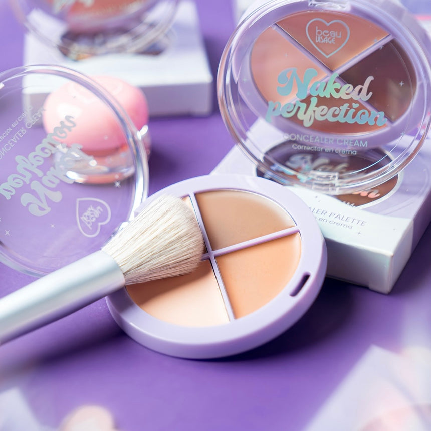 Paleta de Contorno Beau Visage Naked Perfection Cream Concealer Palette