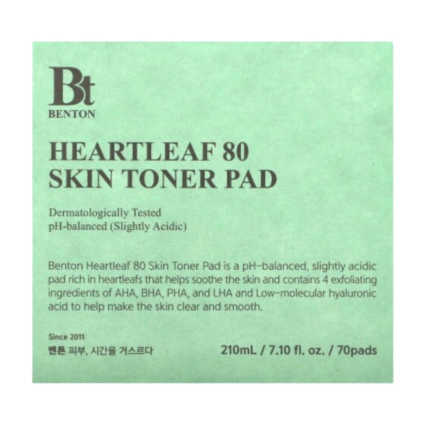 Pads Benton Heartleaf 80 Skin Toner Pad