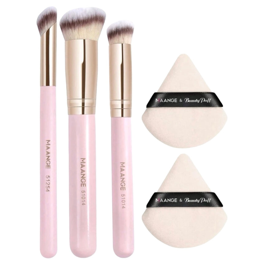 Set de Brochas y Borlas Maange Beauty