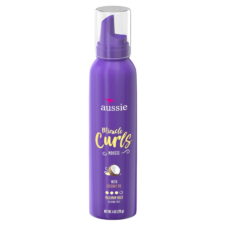 Mousse con Aceite de Coco para Cabello Aussie Miracle Curls Mousse