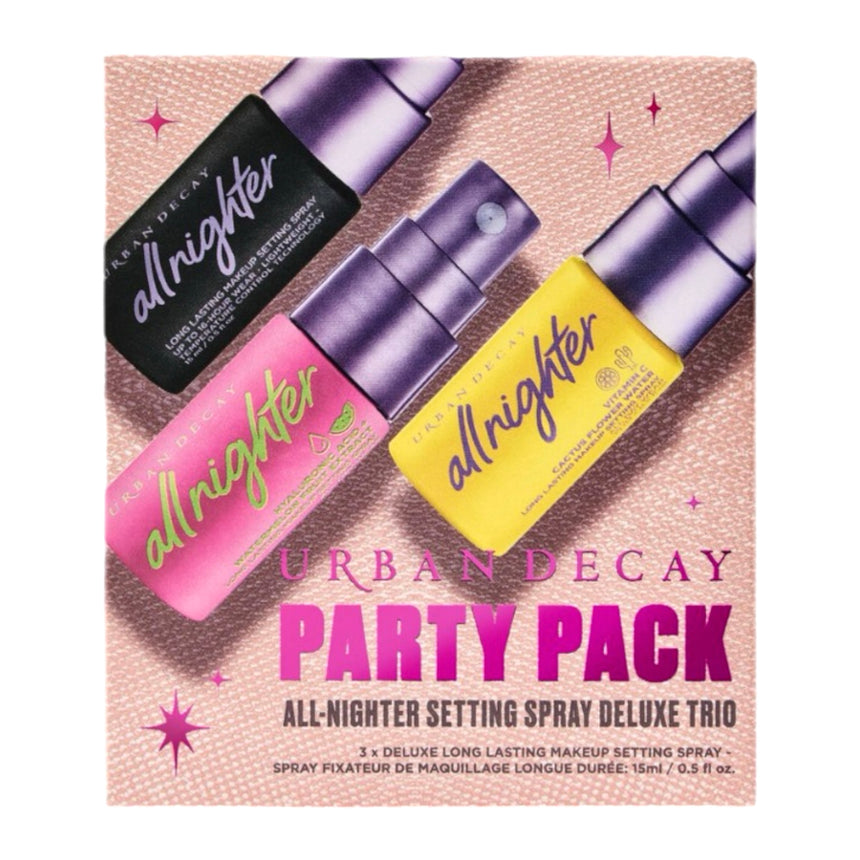 Al por Mayor Trío de Selladores Urban Decay Party Pack All Nighter Setting Spray Deluxe Trio