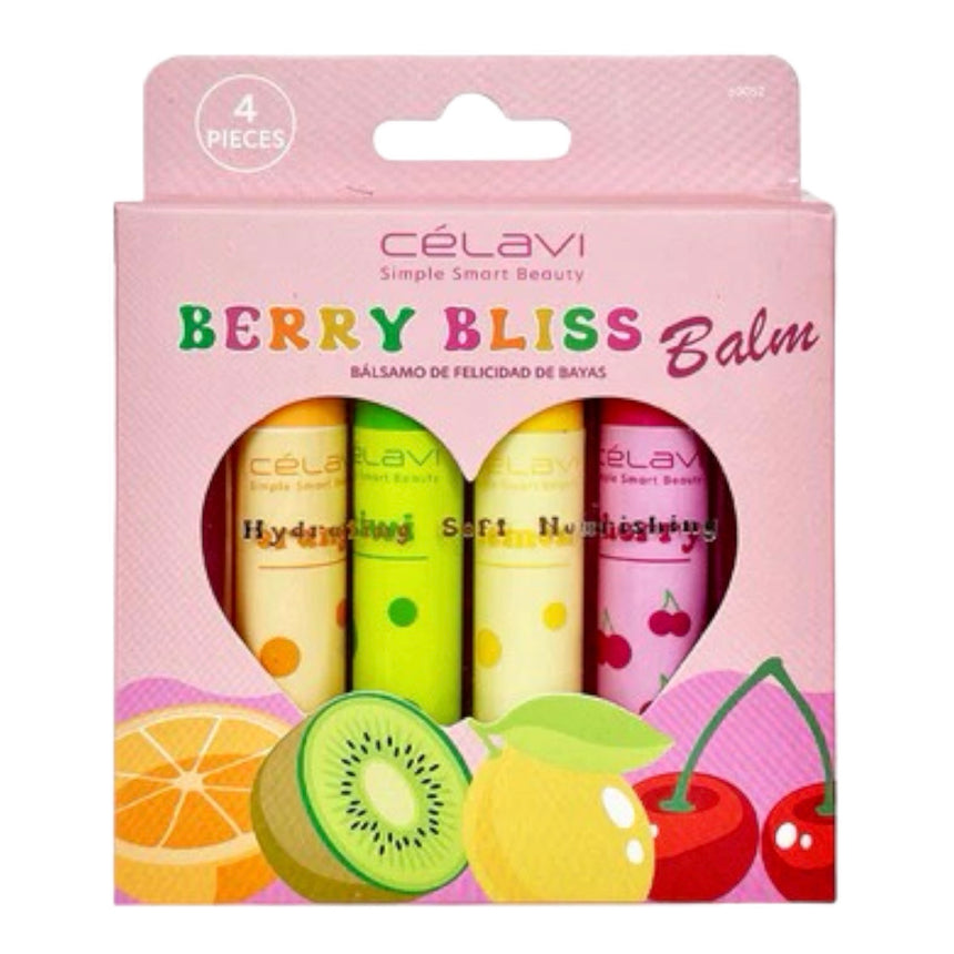 Kit de Bálsamos Labiales Célavi Berry Bliss Balm