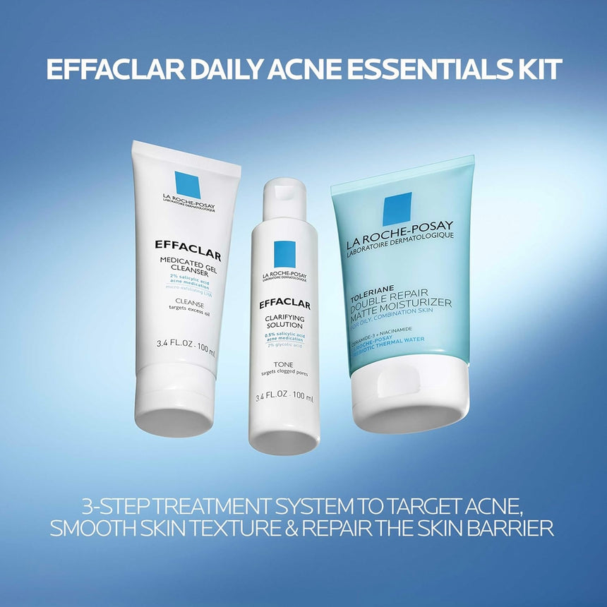 Kit de Esenciales de la Roches Posay Effaclar Daily Acne Essentials