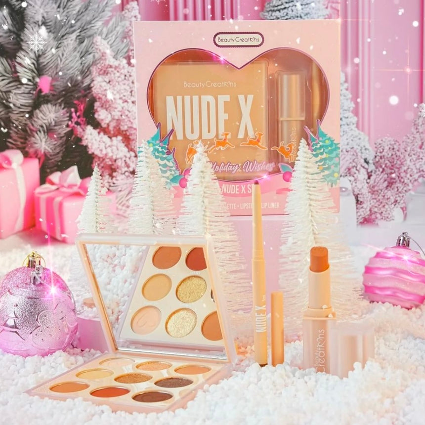 Kit de Maquillaje Beauty Creations Deer Christmas Holiday Wishes Nude Set