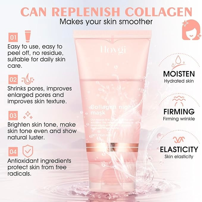 Mascarilla Nocturna Hoygi Collagen Night Wrapping Mask