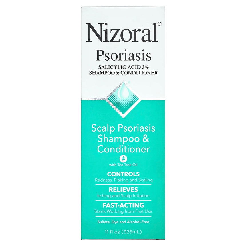 Shampoo y Acondicionador 2 en 1 para Psoriasis en Cuero Cabelludo Nizoral Psoriasis Salicylic Acid 3% Shampoo & Conditioner