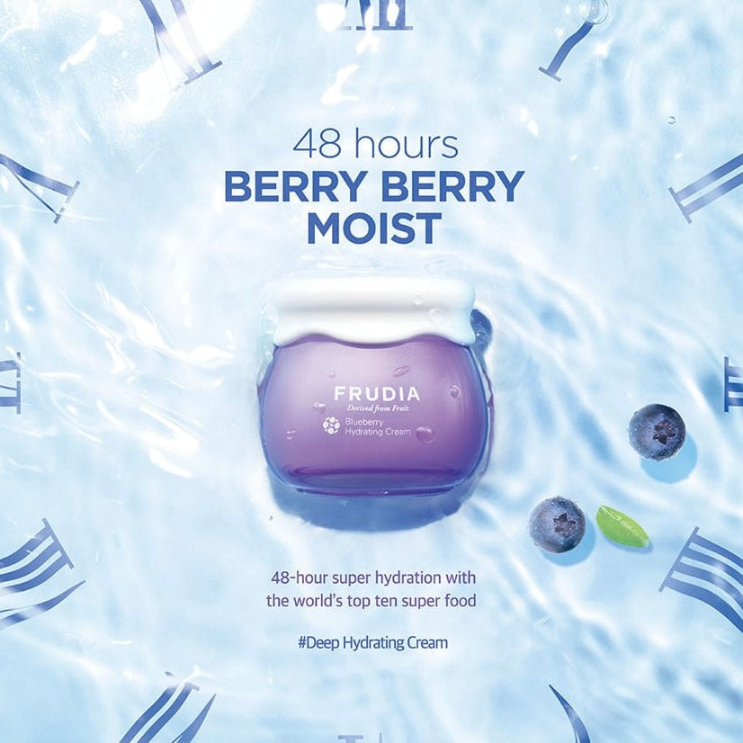 Crema Hidratante Coreano y Vegano Frudia Blueberry Hydrating Cream 55g