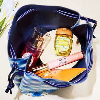 Mini Bolso Bath & Body Blue Gingha