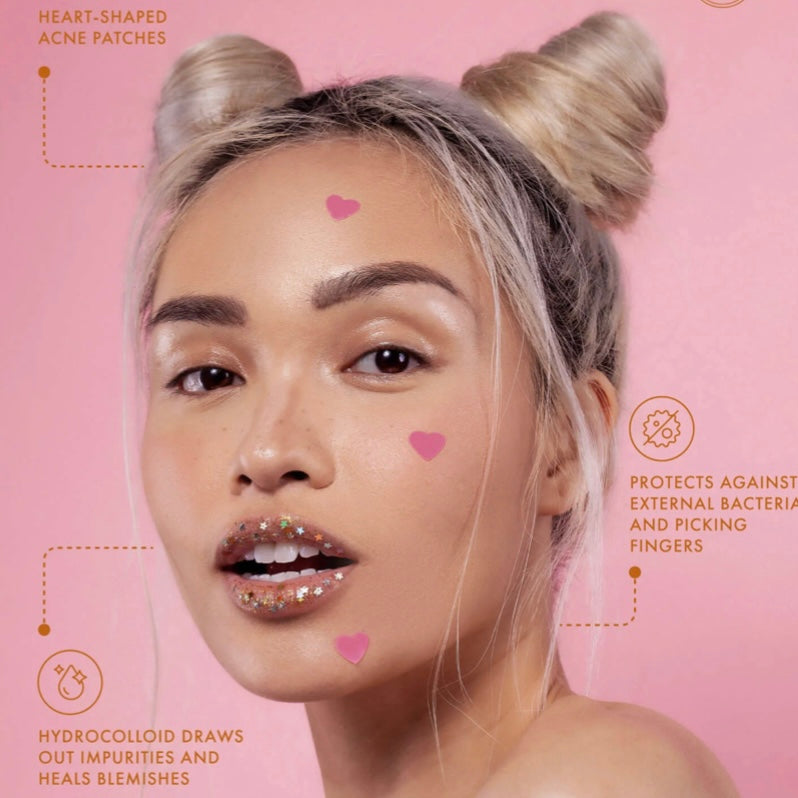 Parches de Acné Truly #Heart Your Imperfections Blemish Patches