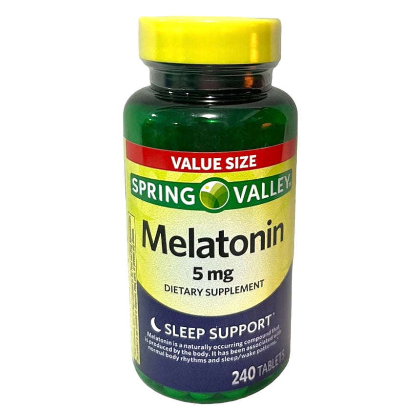 Tabletas de Melatonina para Soporte de Sueño Extra fueres Spring Valley Ultra Strength Melatonin Sleep Support 12mg 60uni