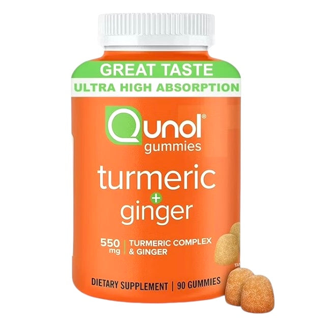 Gomitas de Cúrcuma y Jengibre Qunol Tumeric Ginger Gummies