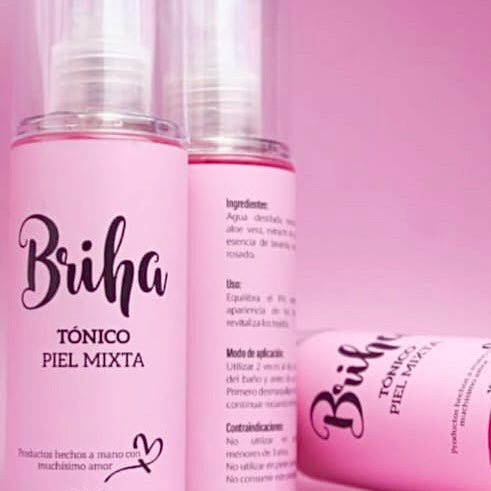 Tónico para Piel Mixta Briha Cosmetics