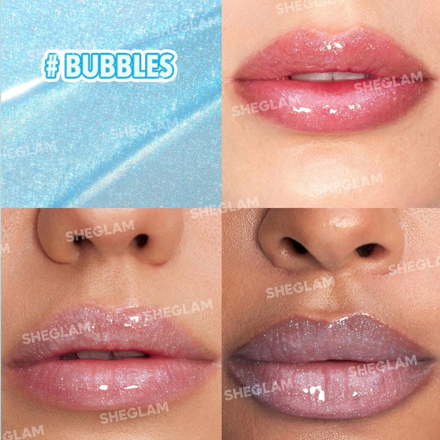 Brillo Labial She Glam x Las Chicas Super Poderosas Super Trio Lip Gloss