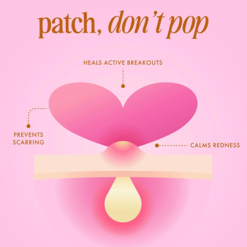 Parches de Acné Truly #Heart Your Imperfections Blemish Patches