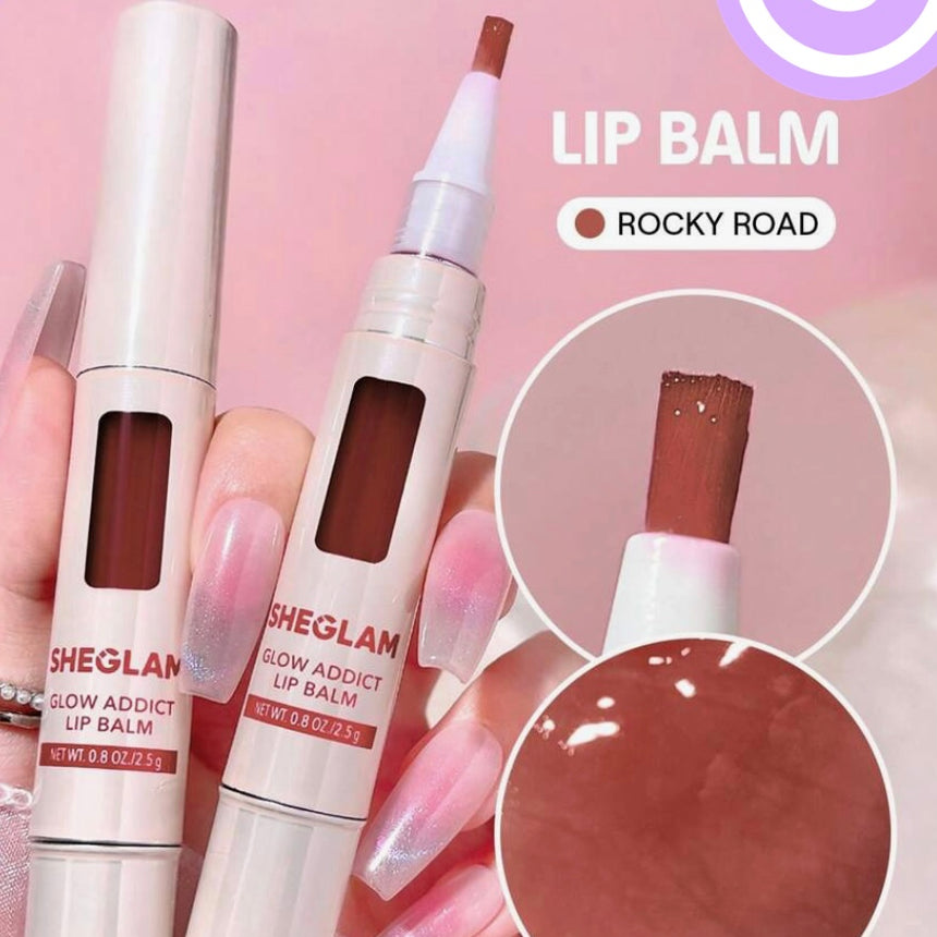 Bálsamo en Tinta para Labios She Glam Glow Addict Lip Balm