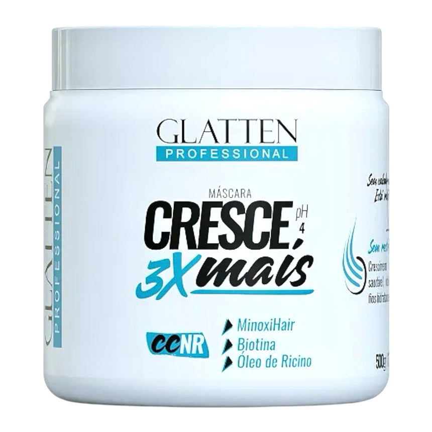 Mascarilla para Cabello Glatten Crece 3x Mais