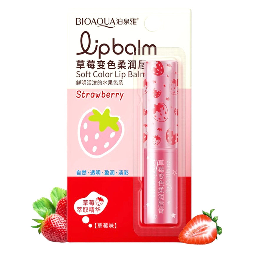 Al por Mayor Bálsamo Hidratante de Labios Bioaqua Lip Balm Strawberry