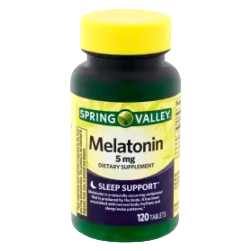 Tabletas de Melatonina para Soporte de Sueño Spring Valley Melatonin Sleep Support 5mg (120uni)