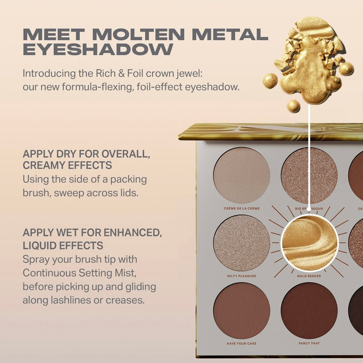 Sombras Morphe Gold Seeker Artistry Palette Eyeshadow