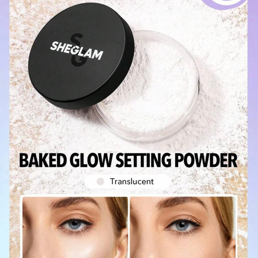 Polvos Sueltos She Glam Baked Glow Setting Powder