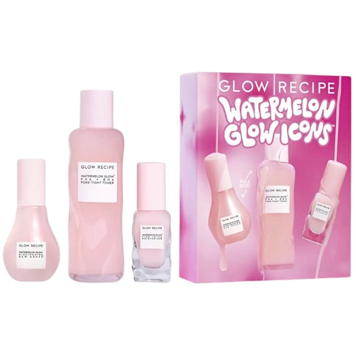 Kit Facial Glow Recipe Watermelon Glow Icons