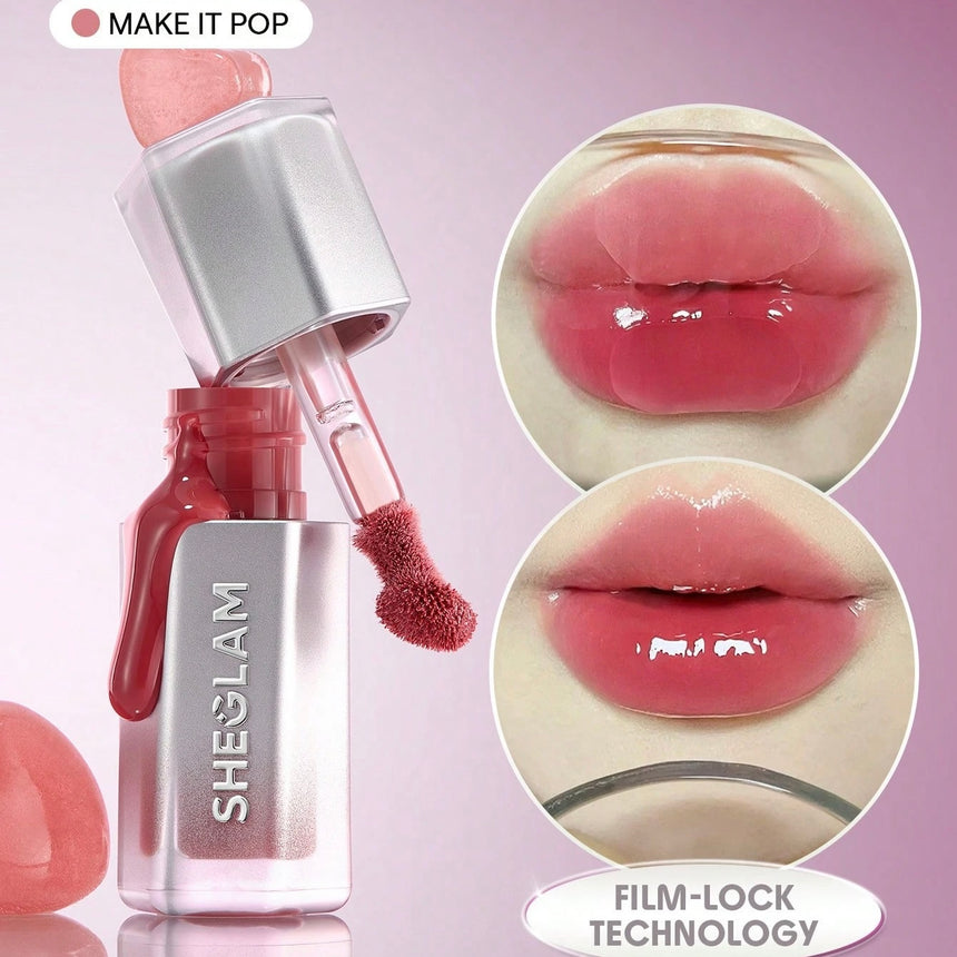 Brillo Labial con Color Sheglam Glass Lock Air Gloss