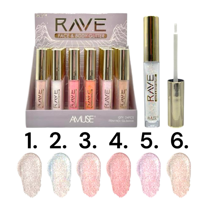 Glitter para Cara y Cuerpo Rave Face & Body Glitter