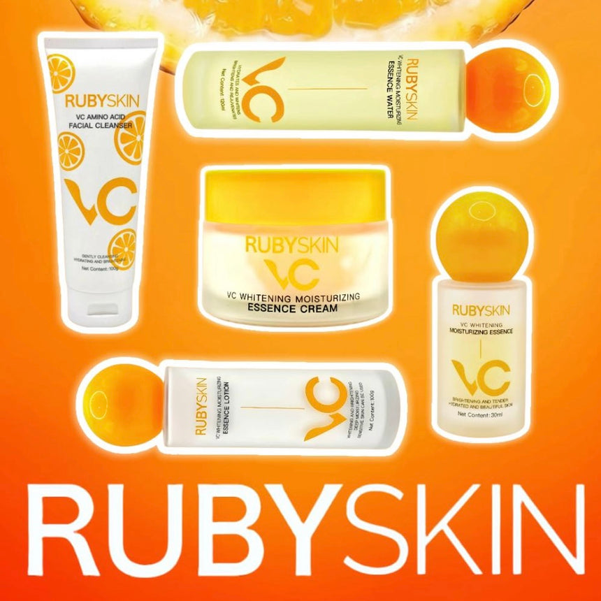 Kit de Skincare Ruby Skin Vitamin C Whitening Brightening Set