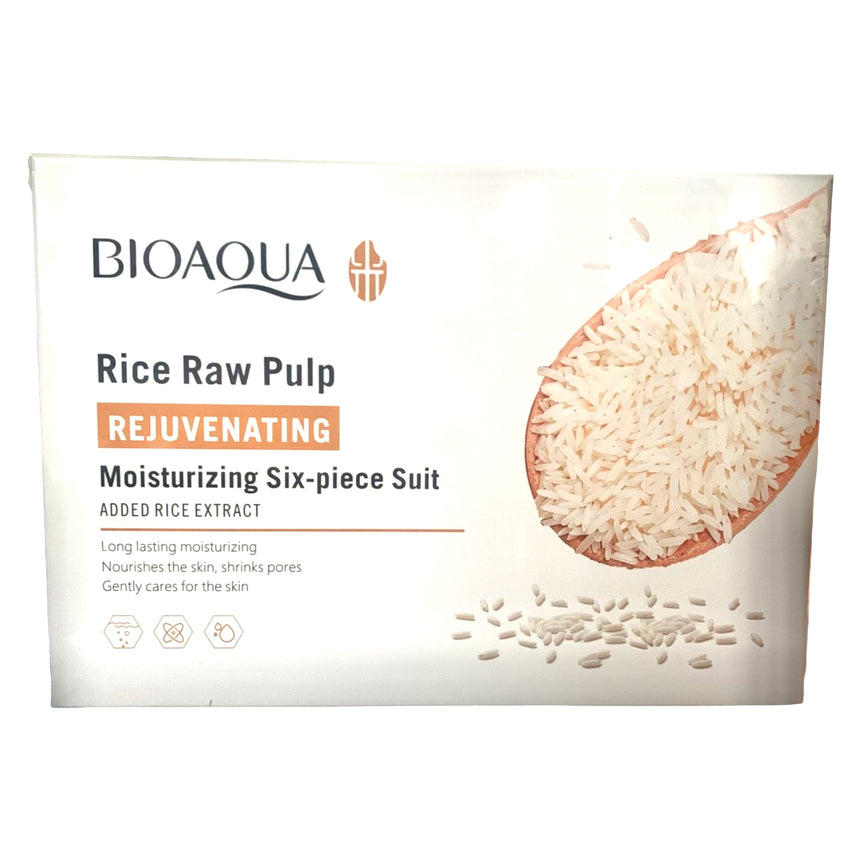 Kit de Pulpa de Arroz Rejuvenecedor Bioaqua Rice Raw Pulp