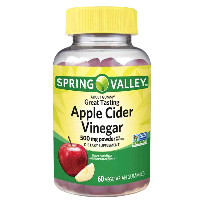 Al por Mayor Gomitas de Vinagre de Manzana Spring Valley Apple Cider Vinegar 500mg 60uni