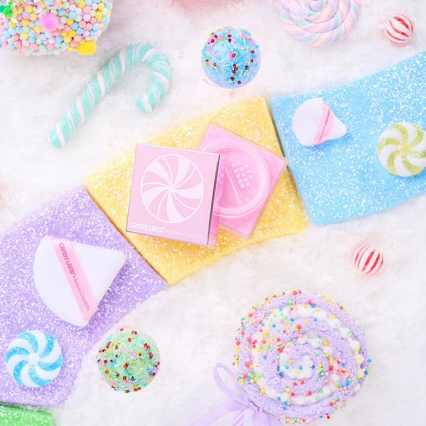 Kit de Polvo Suelto y Borla Beauty Creations Candy Land I Want Candy