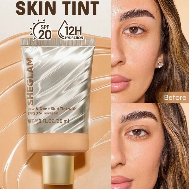 Tinta con Protector Solar Sheglam Dew & Done Skin Tint With Spf20
