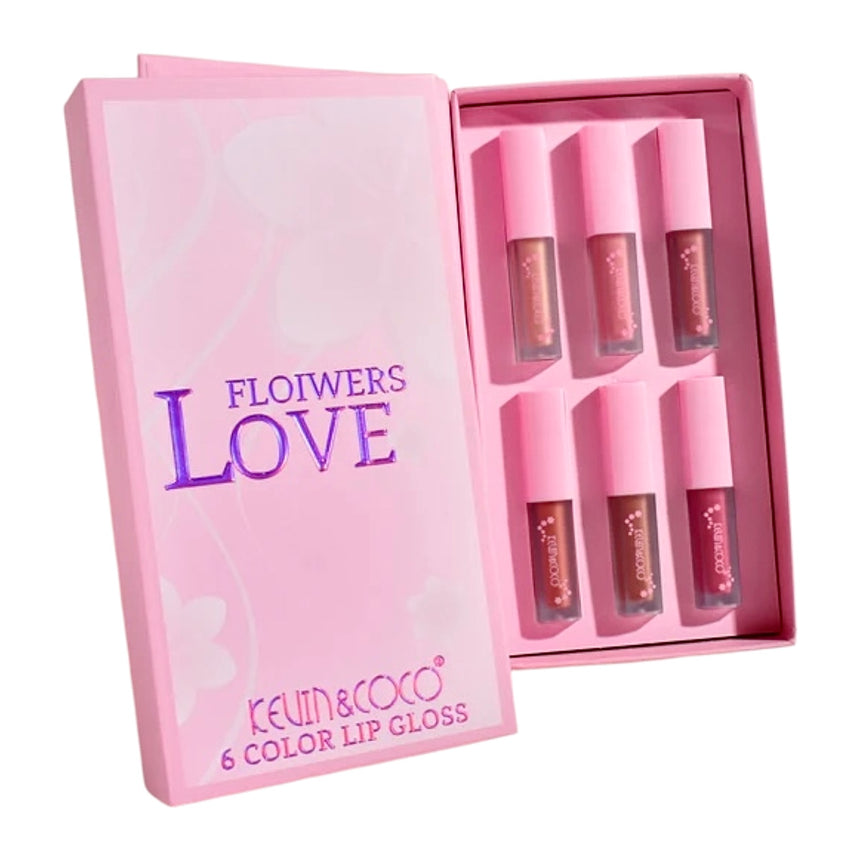 Kit de Labiales Kevin & Coco Flowers Love Lip Gloss