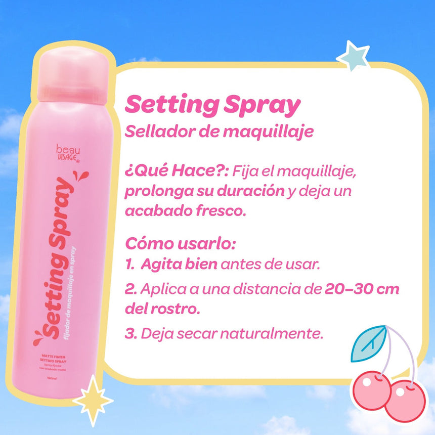 Al por Mayor Fijador de Maquillaje Beau Visage Setting Spray 150ml