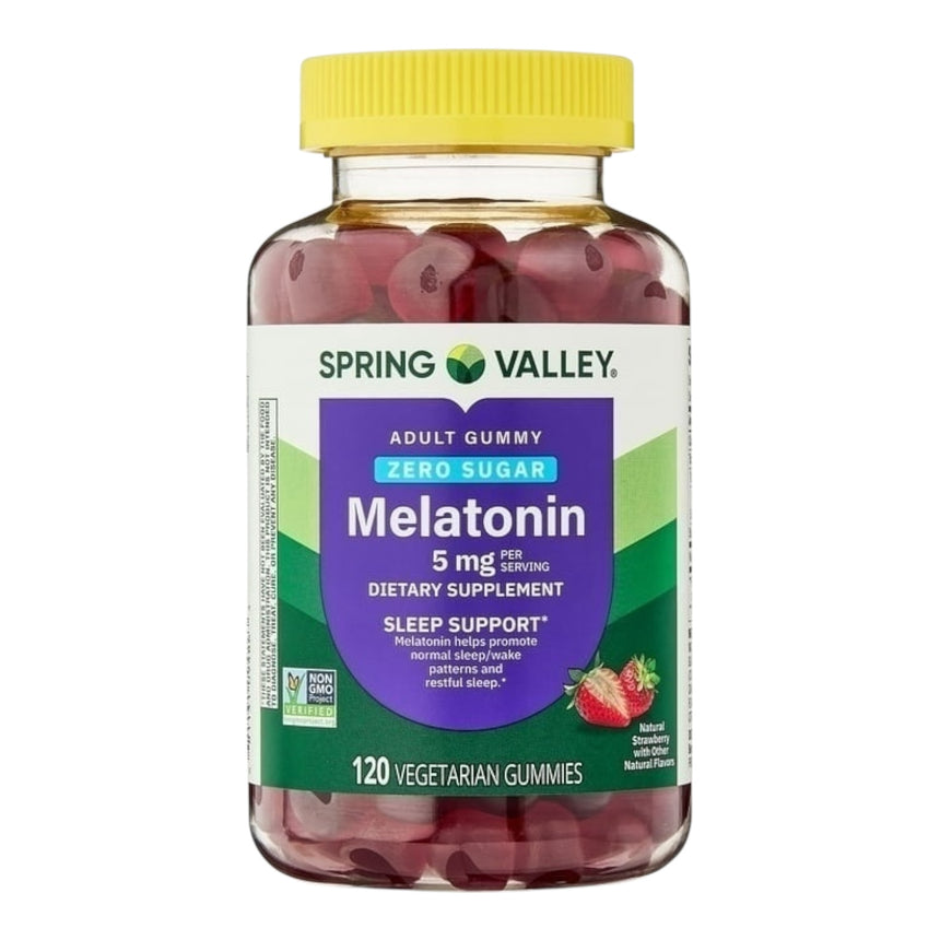 Gomitas de Melatonina Sin Azúcar Spring Valley 5mg (120uni)