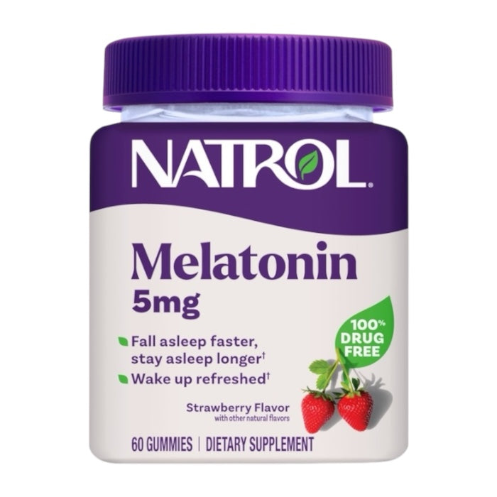 Gomitas para Dormir de Melatonina Natrol Melatonin Sleep 5mg 60uni