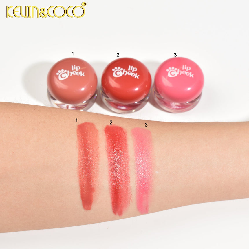 Bálsamo Labial con Color Kevin y Coco Pudding Lip Cheek Balm