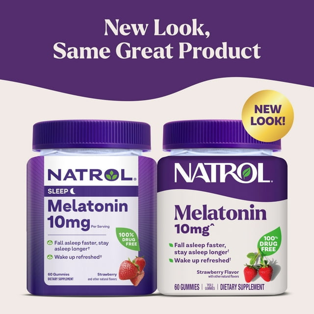 Gomitas para Dormir de Melatonina Natrol Melatonin Sleep 10mg