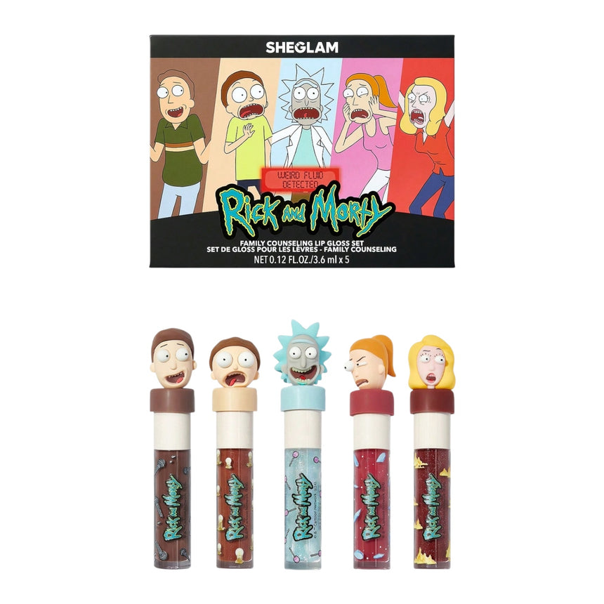 Set de Labiales Rick and Morty  Sheglam Family Counseling Lip Gloss Set