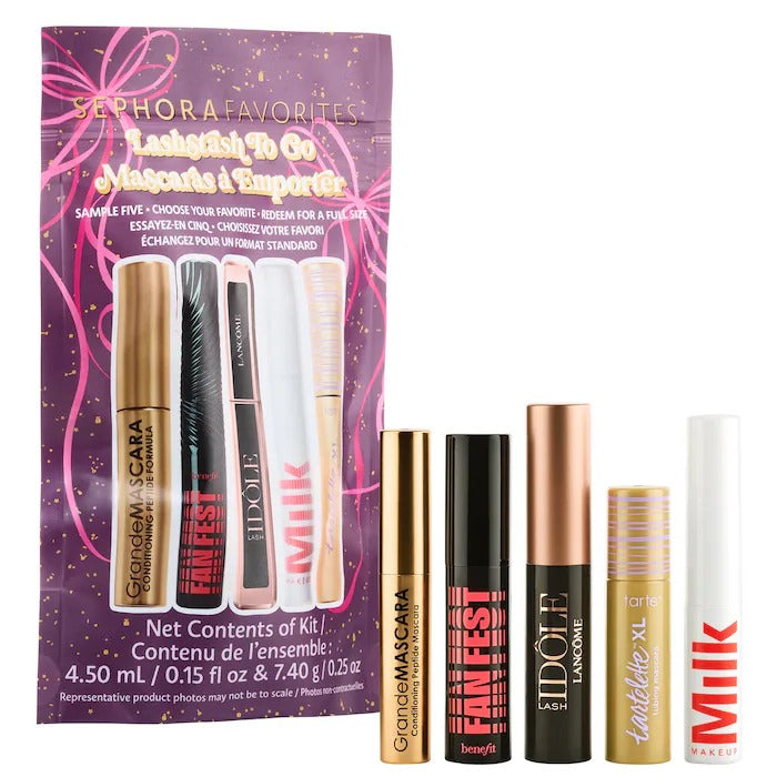 Kit de Mascaras Sephora Favorites Holiday Lashstash to Go Mini