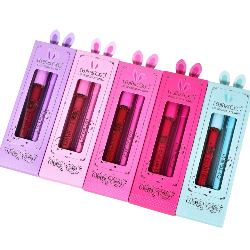 Duo de Labios Kevin & Coco Happy Easter Lipgloss and Lip Liner