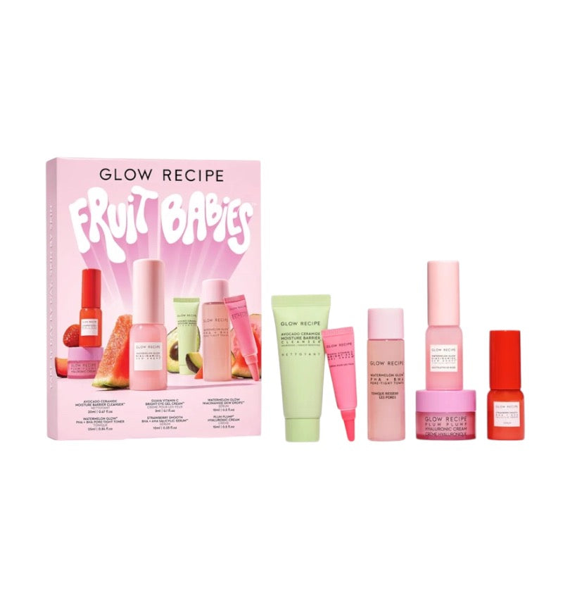 Kit de Rutina Facial Glow Recipe Fruit Babies Bestsellers