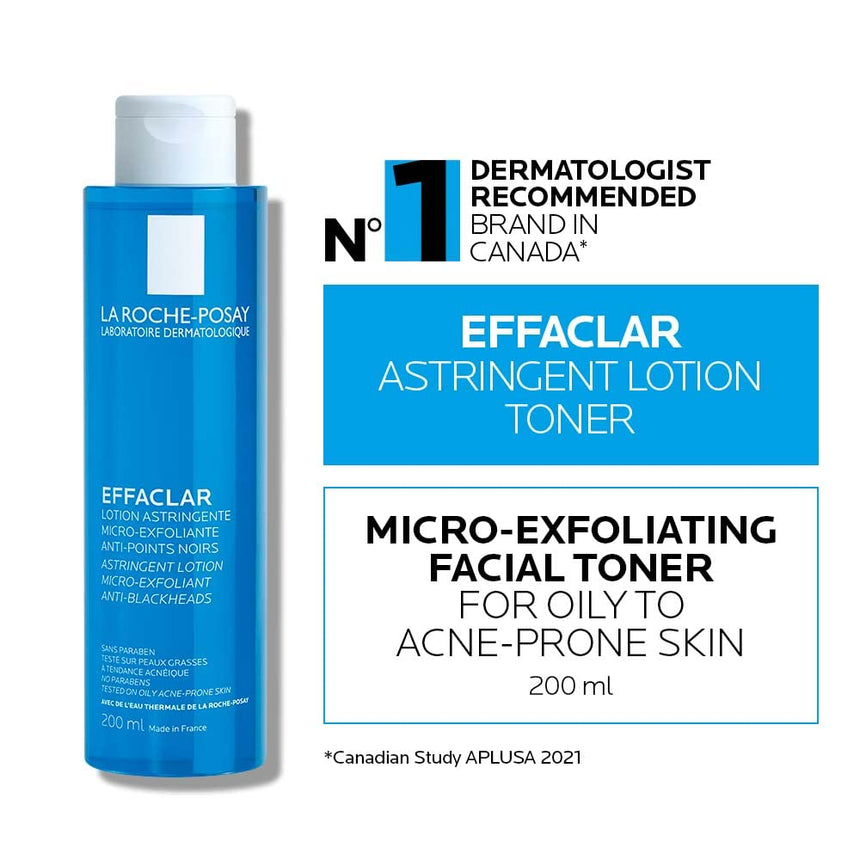 Tónico Astringente La Roche Posay Face Toner Effaclar Astringent For Oily Acne Prone