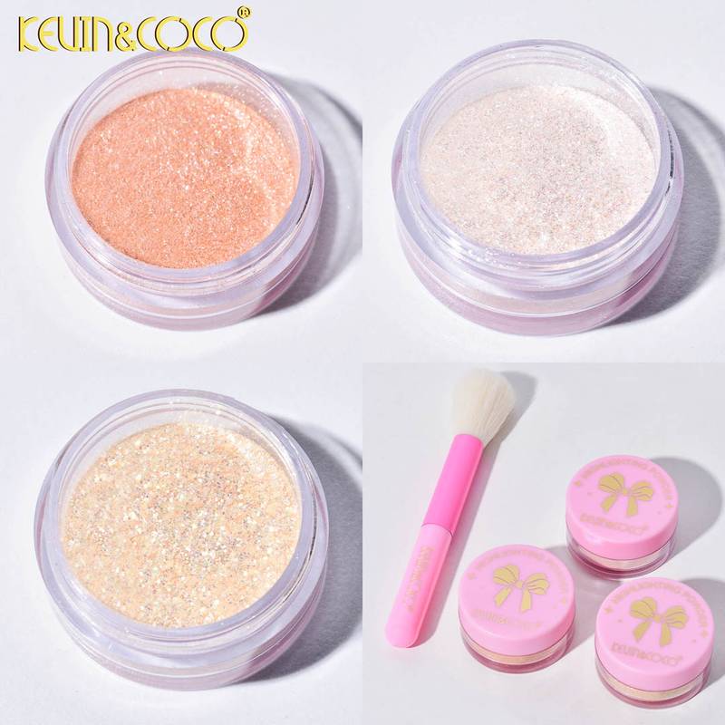 Set de Polvos Iluminadores Kevin & Coco Highlighting Powder Makeup